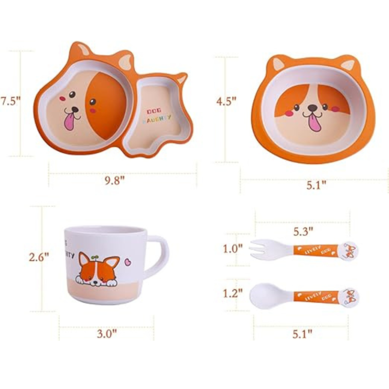SET PLATO PERRITO KT22-242. - Imagen 7