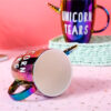 TAZA DE UNICORNIO BRILLOS KT22-11. - Imagen 2