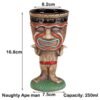 VASO CERAMICO DECORATIVO TIKI PM-245 - Imagen 5