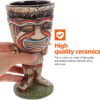 VASO CERAMICO DECORATIVO TIKI PM-245 - Imagen 2