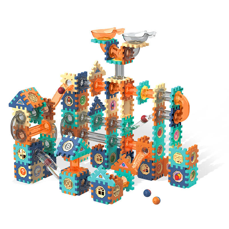Pista de Canicas 246 Piezas | Juego de Construcción STEM con Laberinto para Niños GT-05