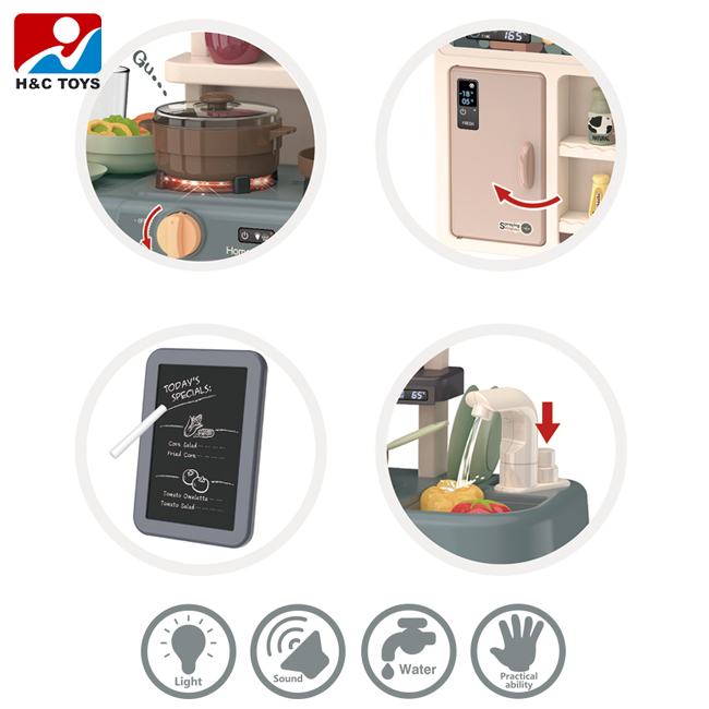 Cocina de Juguete Infantil con Luz, Sonido y Agua GT-01 - Imagen 2