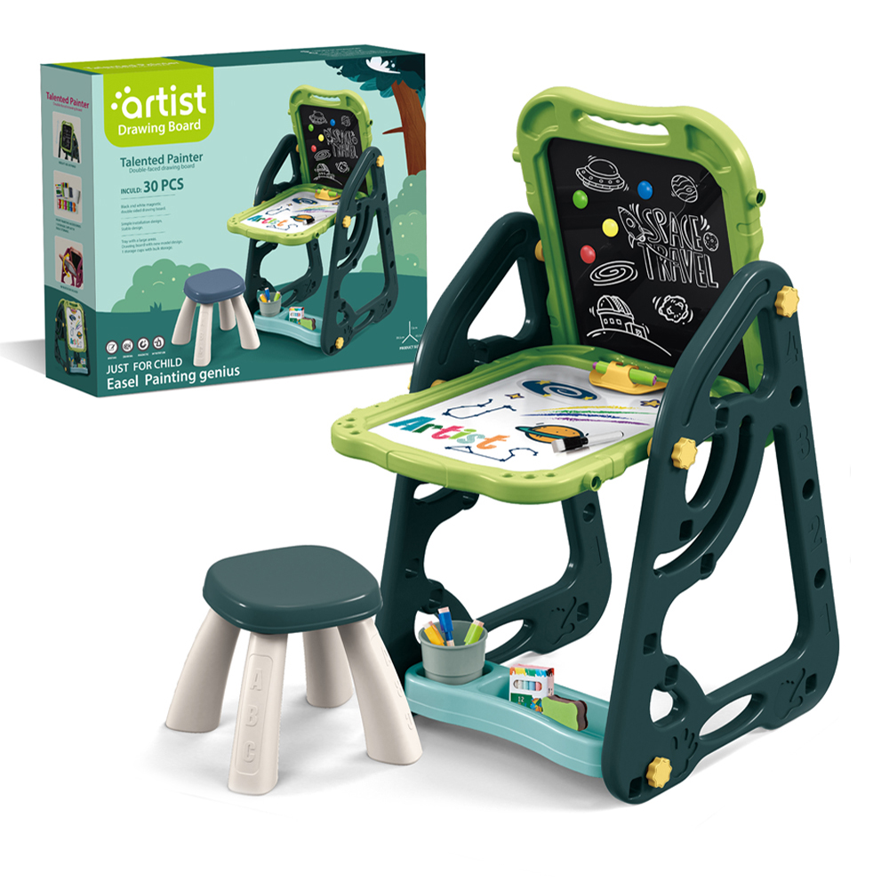 Pizarra Infantil Doble Cara con Silla GT-15 - Imagen 2