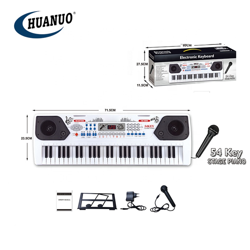 Teclado Electrónico Infantil de 61 Teclas con Micrófono GT-19 - Imagen 2