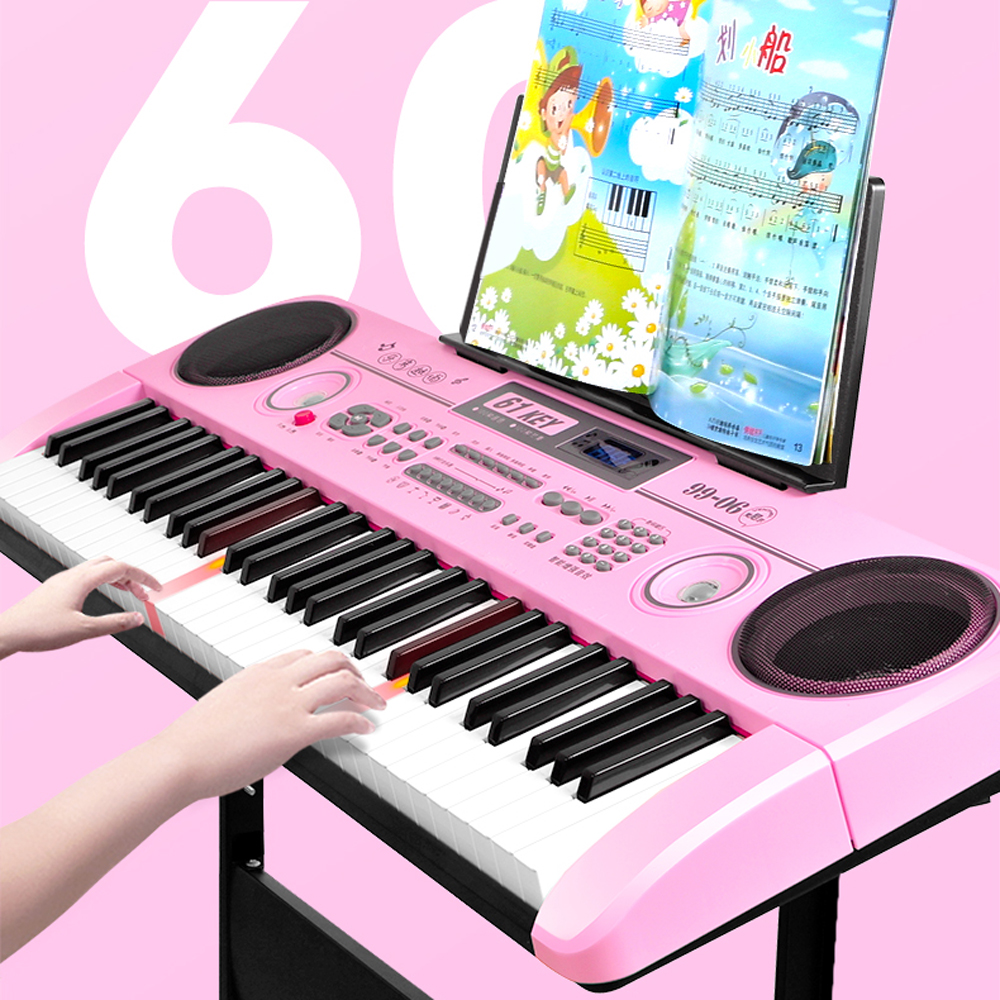 Teclado Electrónico Infantil de 61 Teclas con Luces GT-19 - Imagen 2