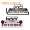 Teclado Electrónico Infantil de 61 Teclas con Luces GT-19